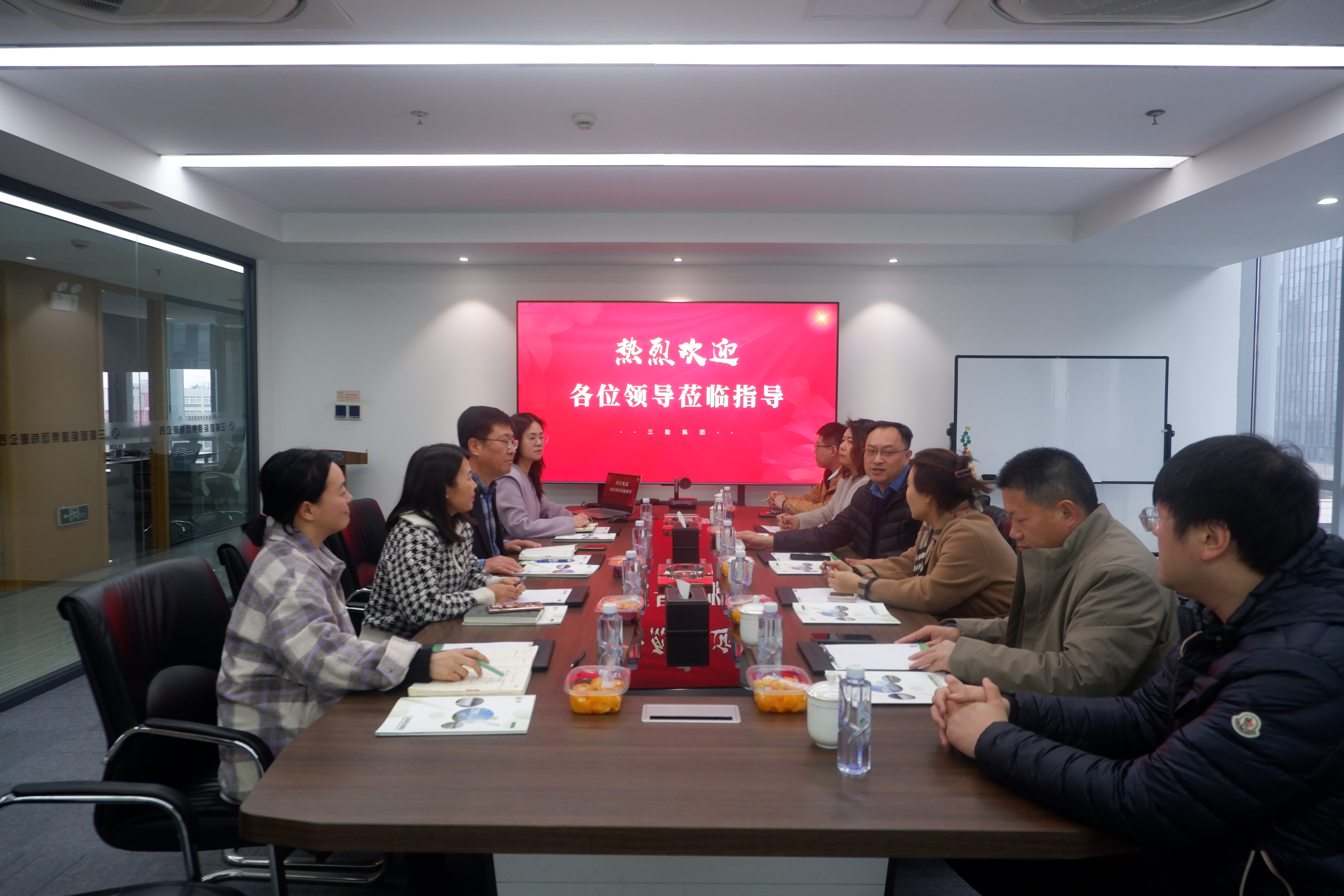 南京市企業(yè)服務中心蒞臨我司交流指導